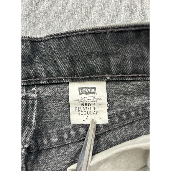 Vintage Levi's 550 Orange Tab Relaxed Fit Regular Jeans Women's 25x28‎ Black - Picture 11 of 12